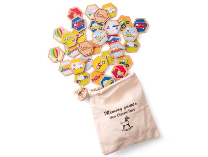 Drevené pexeso - dopravné prostriedky