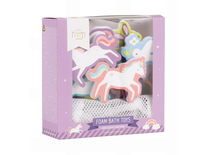 BTFOUD18 LR 2 Foam bath toys Unicorn dreams