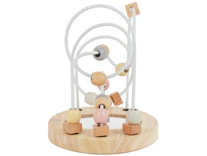 Bieco - Motorický labyrint so zrkadielkom – ružový