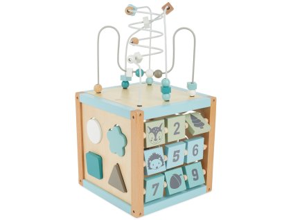 Bieco - Motorická kocka s labyrintom XXL - lesné zvieratká