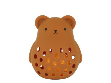 SIRABE04 LR 1 Silicone rattle Bear