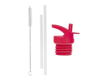 DBSSRE96 LR 1 Lid, straw & brush set Cherries