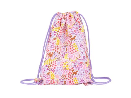 DRFGMU04 LR 2 Drawstring bag Flower garden