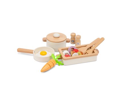 Drevená súprava riadu