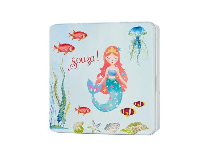 Souza! – Detská mejkap súprava v kovovom puzdre – morská víla