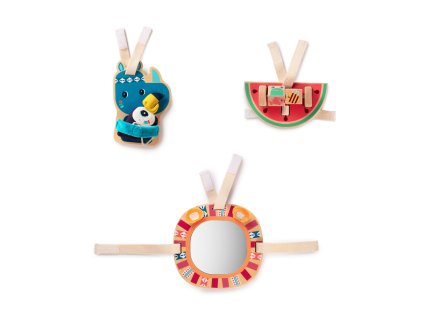 Lilliputiens - súprava 3 aktívnych panelov - nosorožec Marius