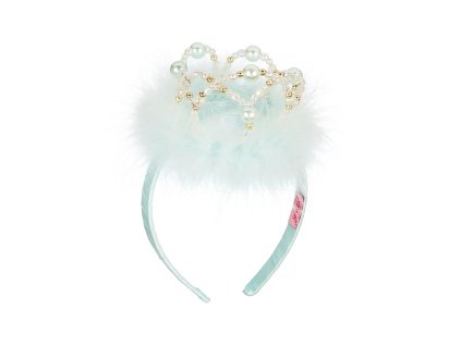 Souza! – Čelenka do vlasov Alexandra s korunkou, svetlomätová