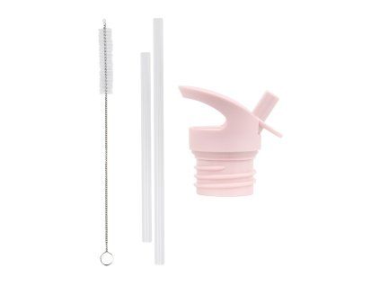 DBSSRE106 LR 1 Lid, straw & brush set Hearts