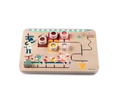 Lilliputiens - drevený panel - zmrzlinový labyrint