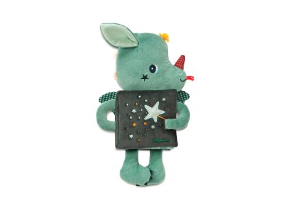 Lilliputiens - textilná knižka so svietiacim obrázkom - dráčik Joe