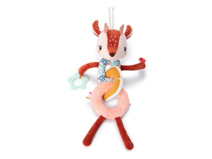 Lilliputiens - plyšová reťaz s aktivitami - jelenček Stella