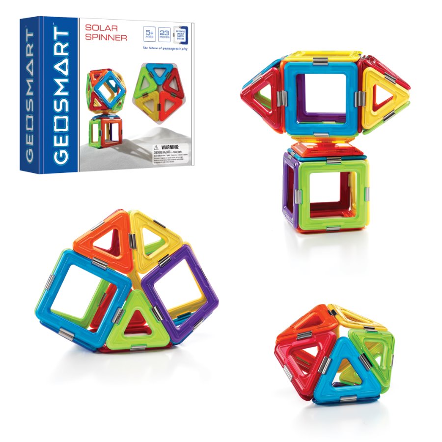 Geosmart, Magnetická stavebnica Solar Spinner, 23 ks