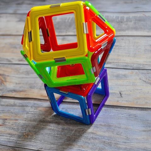 Geosmart, Magnetická stavebnica Educational Set, 100 ks