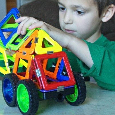 Geosmart, Magnetická stavebnica Educational Set, 100 ks