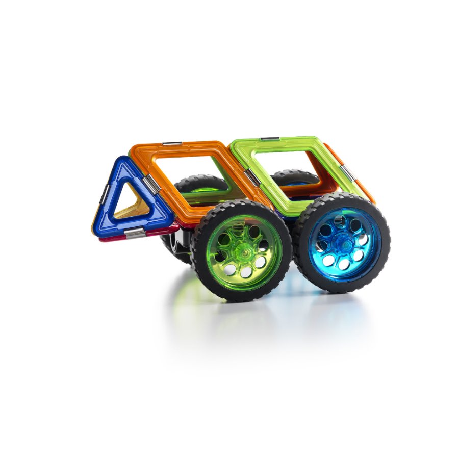Geosmart, Magnetická stavebnica Sada koliesok, 11 ks