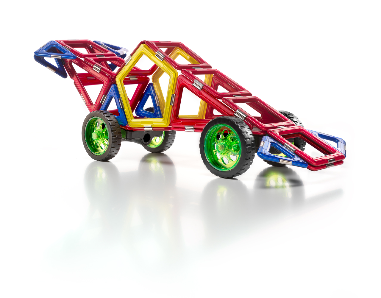 Geosmart, Magnetická stavebnica RoboRacer, 36 ks