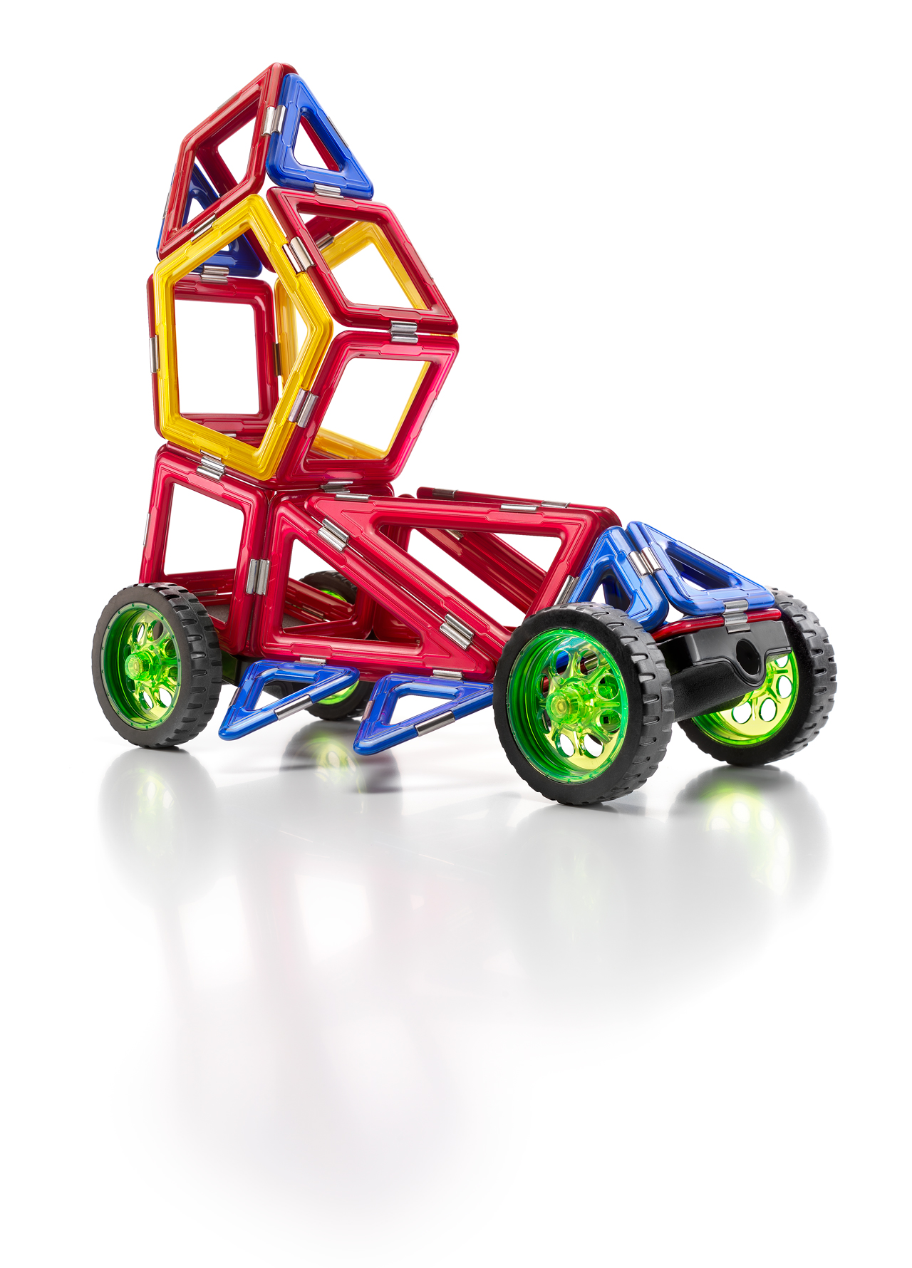 Geosmart, Magnetická stavebnica RoboRacer, 36 ks