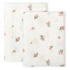MULFPI01 LR 1 Muslin cloths set of 2 little flowers