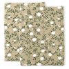 MUBLGR05 LR 1 Muslin cloth set of 2 blossom dark sage