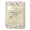 MULEBR08 LR 2 Muslin cloth XL leaves taupe