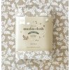 MULEBR08 LR 4 Muslin cloth XL leaves taupe