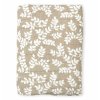 MULEBR08 LR 1 Muslin cloth XL leaves taupe
