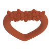 TRSHTC16 LR 2 Teething ring Heart terracotta