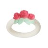 TRRBPI11 LR 7 Teething ring Rose bud