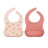SBBUPI05 LR 3 Silicone bib set of 2 Butterflies