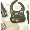 SBSAGR06 LR 4 Silicone bib set of 2 Savanna