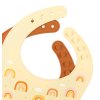 SBRAPI01 LR 4 Silicone bib set of 2 Rainbows
