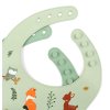 SBFFMI04 LR 4 Silicone bib set of 2 Forest friends