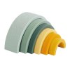 SISTSA02 LR 3 Rainbow stacking toy sage