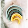 SISTSA02 LR 9 Rainbow stacking toy sage