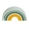 SISTSA02 LR 1 Rainbow stacking toy sage