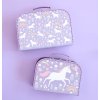 SCUDPU25 LR 7 suitcase set unicorn dreams