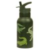 DBSSCR68 LR 2 Stainless steel drink bottle Crocodiles
