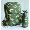 DBSSCR68 LR 9 Stainless steel drink bottle Crocodiles