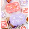 BBUDPU70 LR 11 Bento lunch box Unicorn dreams
