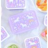 BBUDPU70 LR 4 Bento lunch box Unicorn dreams