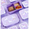 BBUDPU70 LR 8 Bento lunch box Unicorn dreams