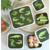 SBSEVR59 LR 5 Lunch & snack box set Crocodiles
