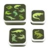 SBSEVR59 LR 1 Lunch & snack box set Crocodiles