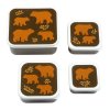 SBSEBE43 LR 1 Lunch & snack box set Bears