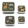 SBSESA46 LR 1 Lunch & snack box set Savanna
