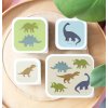 SBSEDI38 LR 4 Lunch & snack box set Dinosaurs