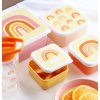 SBSERA41 LR 4 Lunch & snack box set Rainbows