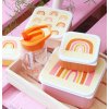 SBSERA41 LR 7 Lunch & snack box set Rainbows
