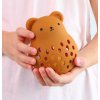 SIRABE04 LR 6 Silicone rattle Bear