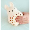 SIRABU03 LR 8 Silicone rattle Bunny
